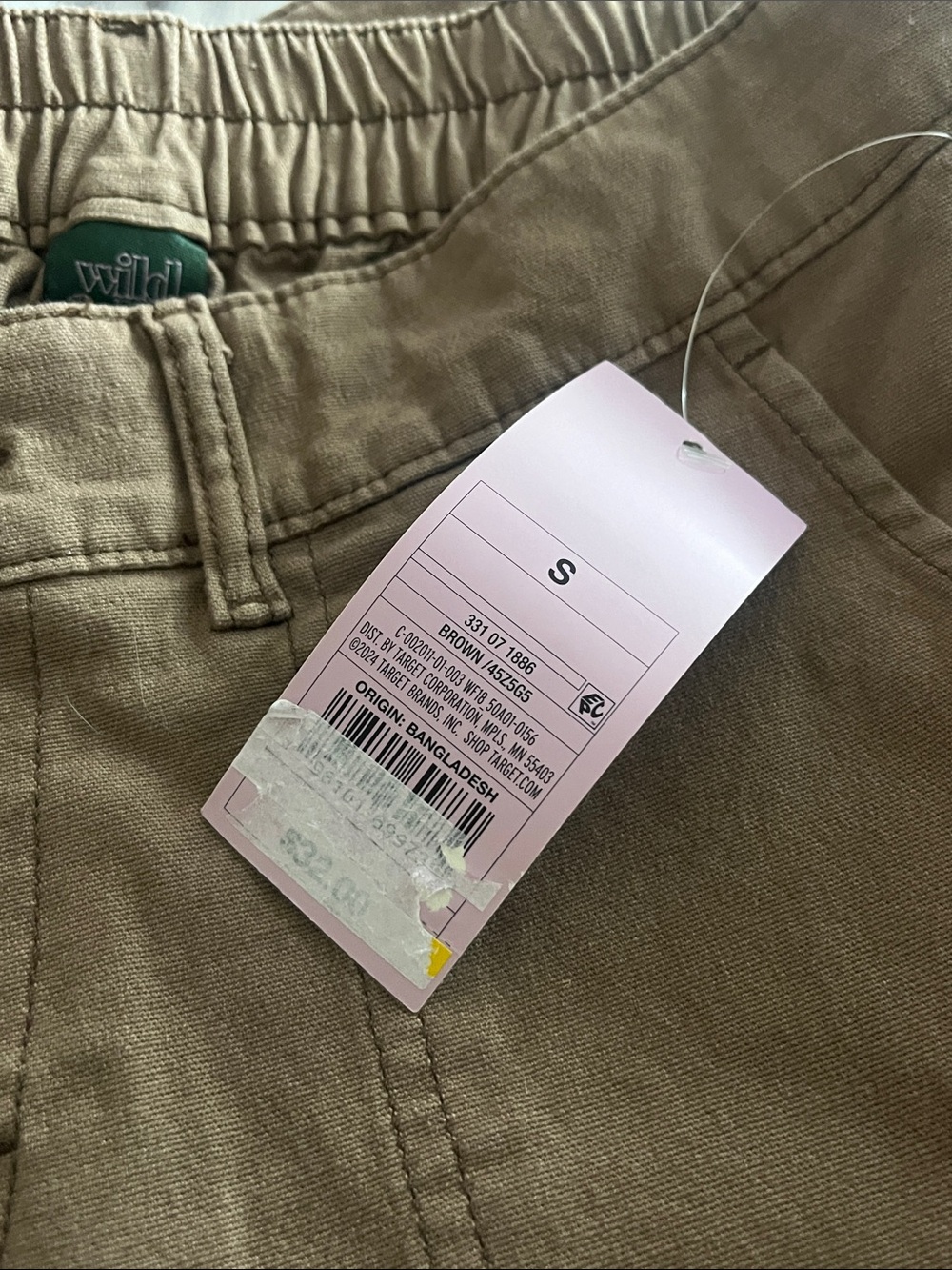 wild fable brown Wide-Leg Cargo Pants - Picture 3 of 8